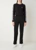 Adidas 3Stripes Longsleeve Dames T Shirts Black Katoen Jersey online kopen