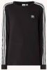 Adidas 3Stripes Longsleeve Dames T Shirts Black Katoen Jersey online kopen