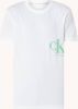 Calvin klein CK Spray Tee J30J322875Yaf Jeans, Wit, Heren online kopen