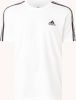 Adidas performance T shirt korte mouwen 3 strepen op de schouders online kopen