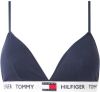 Triangel bh PADDED TRIANGLE BRA met tommy hilfiger logo opschrift & flag op de elastische tape online kopen