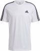 Adidas performance T shirt korte mouwen 3 strepen op de schouders online kopen
