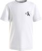 Calvin klein Jeans! Jongens Shirt Korte Mouw -- Wit Katoen online kopen