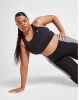 Nike Dri FIT Swoosh Non padded sport bh met medium ondersteuning(Plus Size) Black/White Dames online kopen