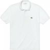 Lacoste Slim Fit Polo shirt Korte mouw wit, Effen online kopen