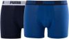 Puma Men's 2 Pack Boxers Navy/Royal S Blauw online kopen