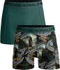 Muchachomalo Boxershorts 2 pack shorts Muhammad Ali Experience Groen online kopen