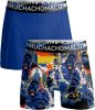 Muchachomalo boxershort King Kong Cuban Link set van 3 zwart/multicolor online kopen