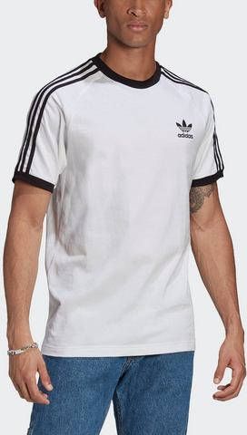 Adidas Adicolor 3 Stripes Shortsleeve Heren T Shirts White 100% Katoen Maat A/XS online kopen