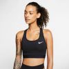 Nike dri fit swoosh band non padded medium impact sportbh zwart dames online kopen
