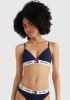 Triangel bh PADDED TRIANGLE BRA met tommy hilfiger logo opschrift & flag op de elastische tape online kopen