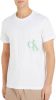 Calvin klein CK Spray Tee J30J322875Yaf Jeans, Wit, Heren online kopen