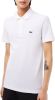 Lacoste Slim Fit Polo shirt Korte mouw wit, Effen online kopen