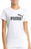 Puma essentials logo shirt wit dames online kopen
