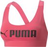 Puma fit medium impact sportbh roze/zwart dames online kopen