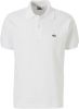 Lacoste Slim Fit Polo shirt Korte mouw wit, Effen online kopen