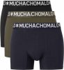 Muchachomalo Boxershorts 3 pack 06 , Groen, Heren online kopen