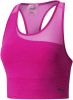 Puma flawless medium impact sportbh roze dames online kopen