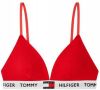 Triangel bh PADDED TRIANGLE BRA met tommy hilfiger logo opschrift & flag op de elastische tape online kopen